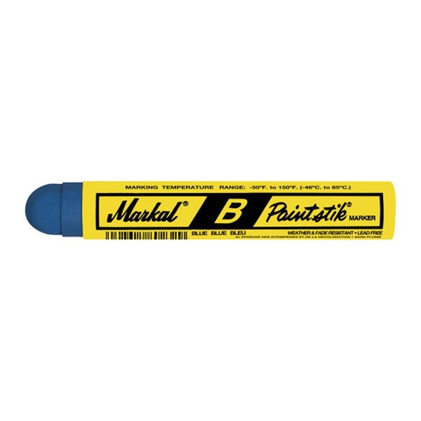 Markal Paintstik Solid Paint Crayon, Blue Box of 12 MKL080225